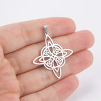 Celtic Stainless Steel Pendant Necklace