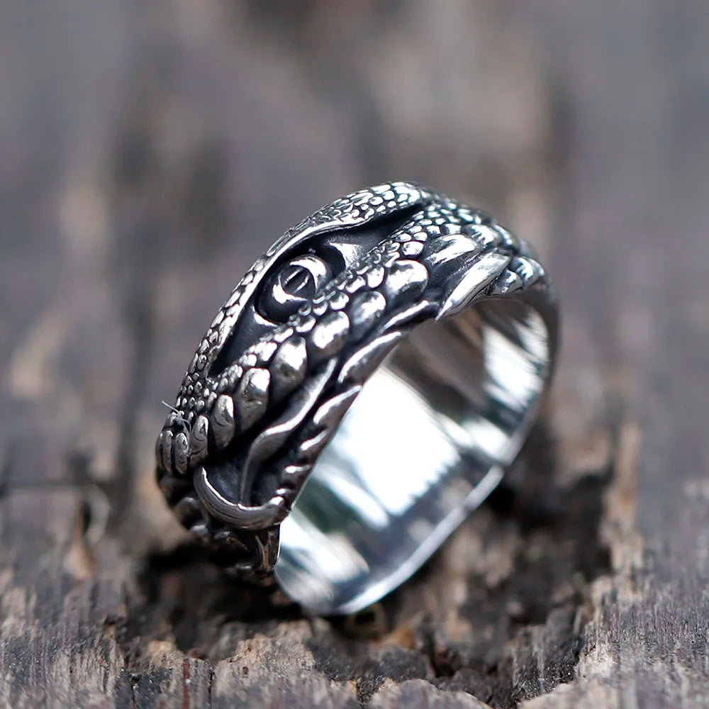 Crocodile Animal Ring — Stainless Steel