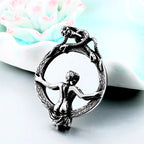 Snake Stainless Steel Pendant Necklace