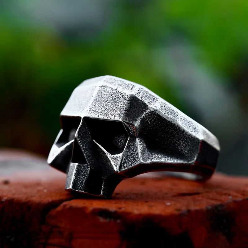 Skull Ring — 316L Stainless Steel Punk