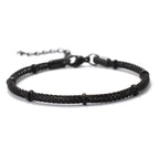 Zirconia Tennis Chain Bracelet — Stainless Steel