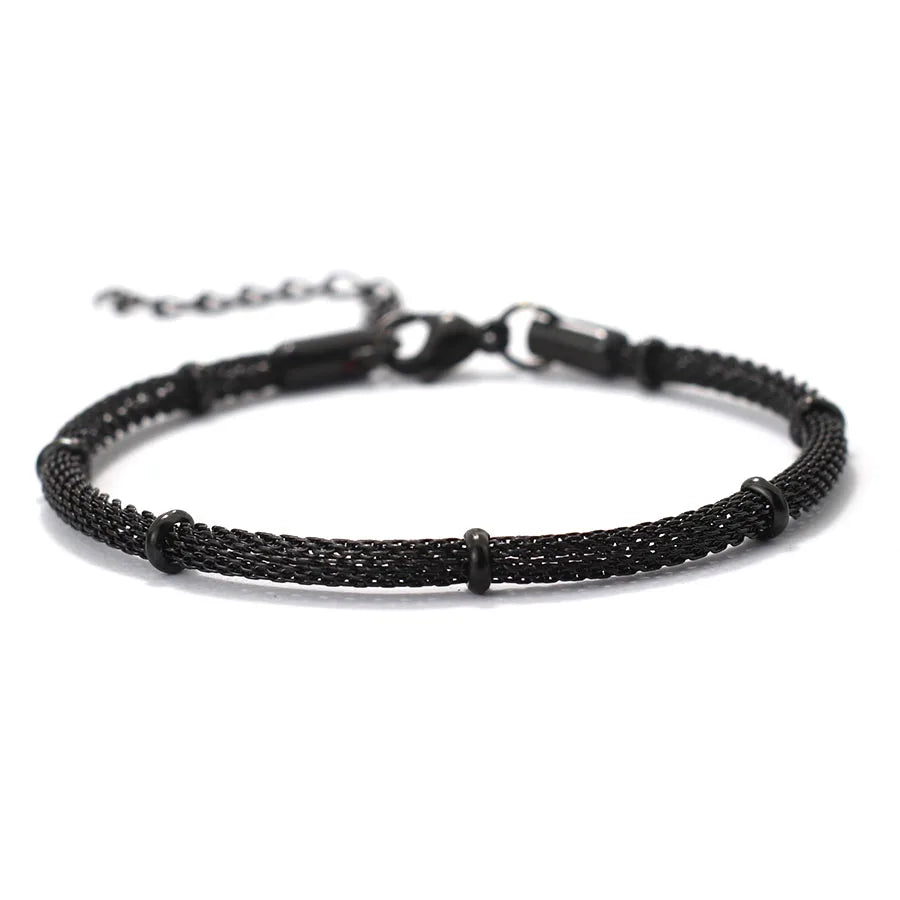 Zirconia Tennis Chain Bracelet — Stainless Steel