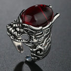 Gothic Punk Dragon Eagle Skull Joint Knuckle Full Finger Claw Ring Unisex Cool Heavy Rock Party Club Charm Knuckle