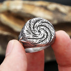 Spiral Ring — 316L Stainless Steel