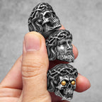 Religion Jesus Skull Ring — Stainless Steel