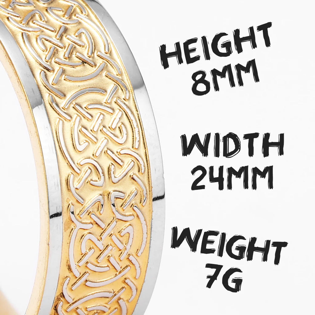 Celtic Knot Ring — Stainless Steel