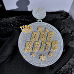 925 Silver VVS Moissanite Pendant Necklace Iced Out