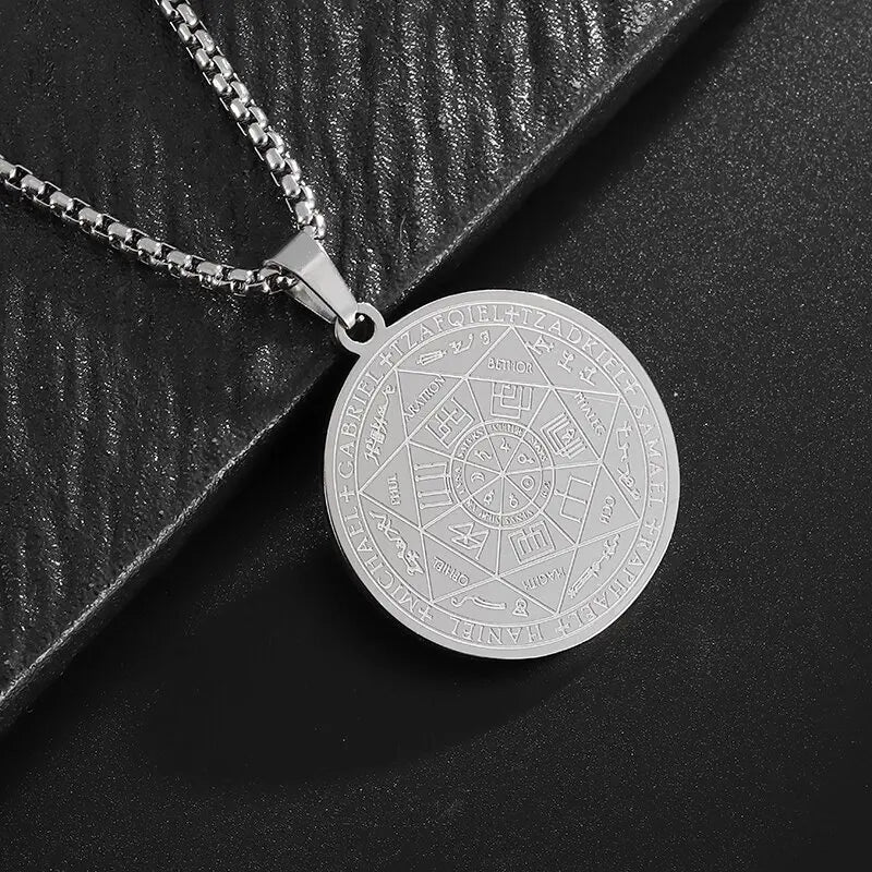 Anubis Stainless Steel Pendant Necklace