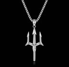 Poseidon Trident Pendant Necklace