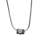 Ethnic Style Rotatable Six Syllable Mantra Bead Pendant Necklace For Men Women Jewelry Fashion S925 Chain Necklace Male Gift