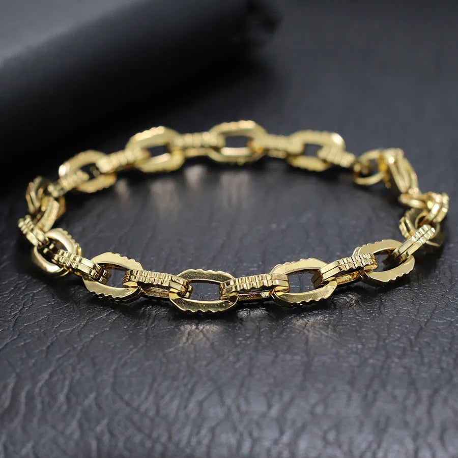 Zirconia Tennis Chain Bracelet — Stainless Steel