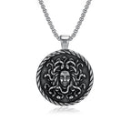 Gothic Medusa Pendant — Stainless Steel