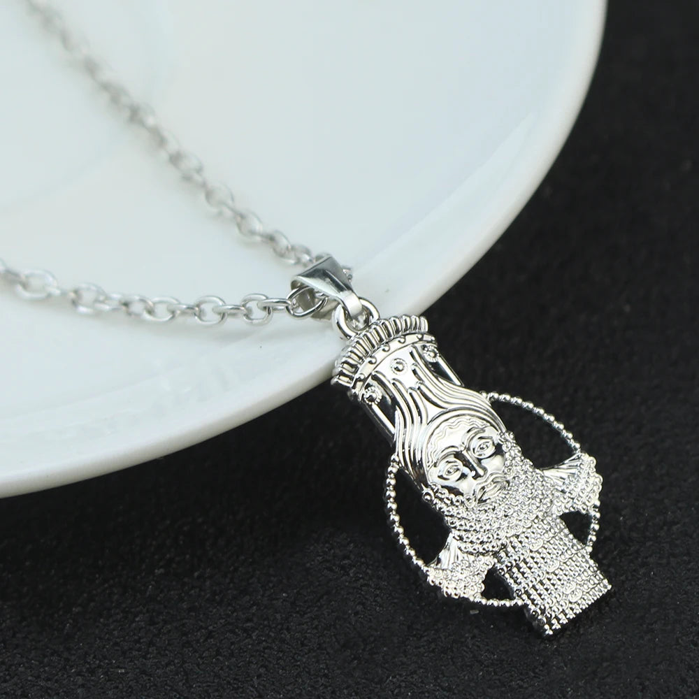 Ashur Pendant Necklace for Women Men Lama,Lamma,Winged Bull Lamassu is an Assyrian Protective Deity Jewelry ﻿