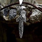 Celtic Sword Pendant — Stainless Steel