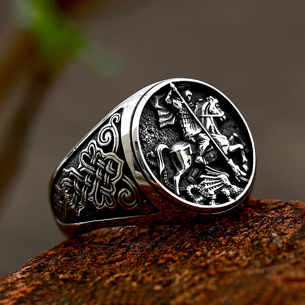 Ring Gothic Dragon Stainless Steel