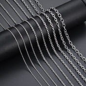 Cross O Chain Necklace — Stainless Steel