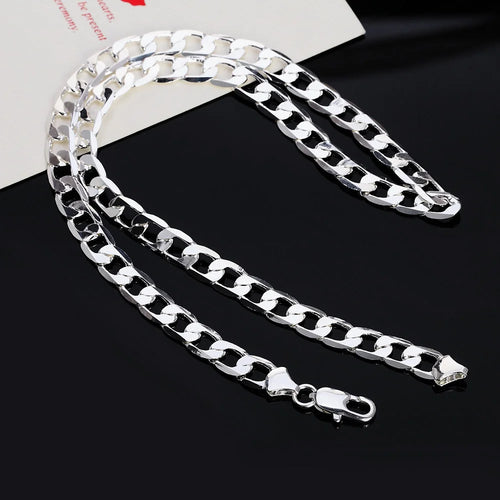 6MM Cuban Chain Necklace — Silver