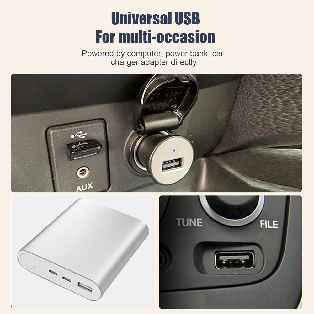 Mini Vehicle Cooling Device Adjustable 5/12/24V Car Air Cooler 2 Speed Automobile Vehicle Accessories