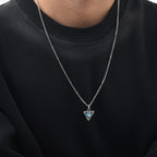 Moonstone Celtic Knot Pendant — Stainless