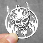 Hell Demon Satan Pendant Necklace — Stainless Steel