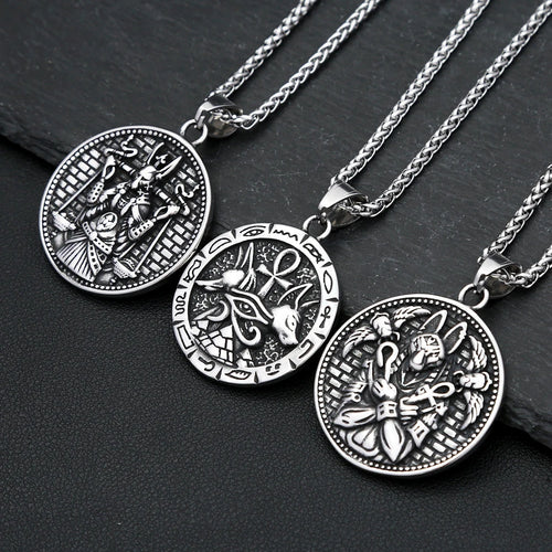 Anubis Pendant Necklace — 316L Stainless Steel