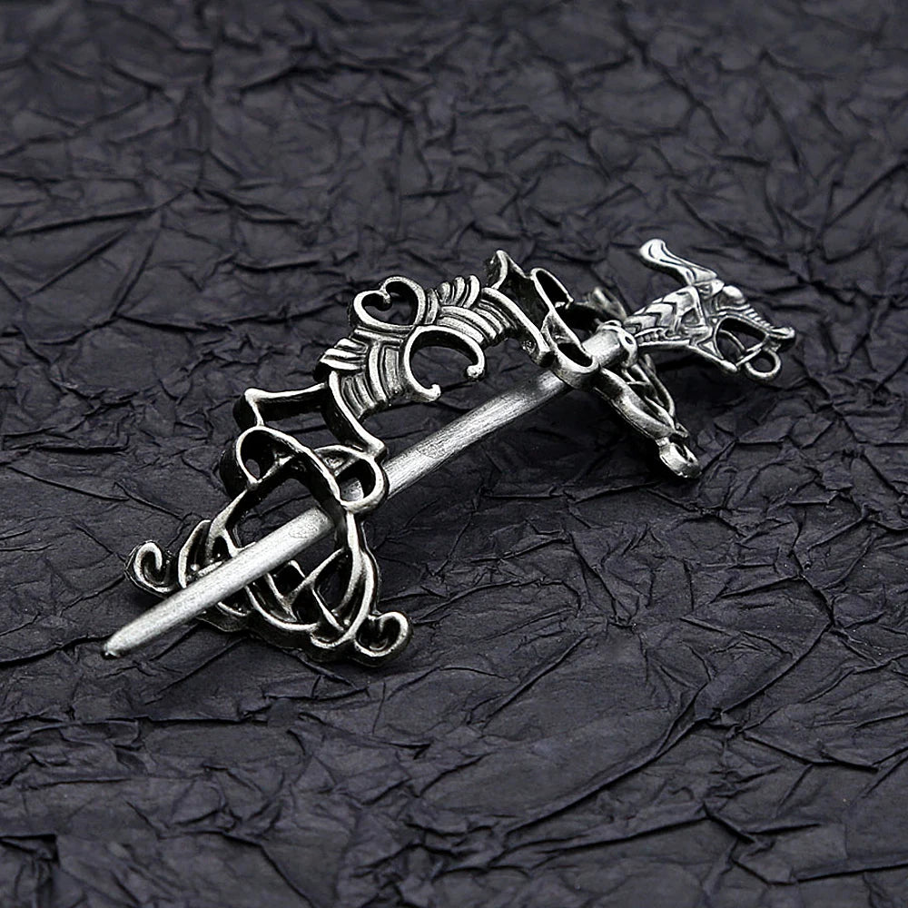 Viking Steel Jewelry Vintage Celtic Knot Hair