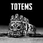 Totem Skull Ring — Stainless Steel