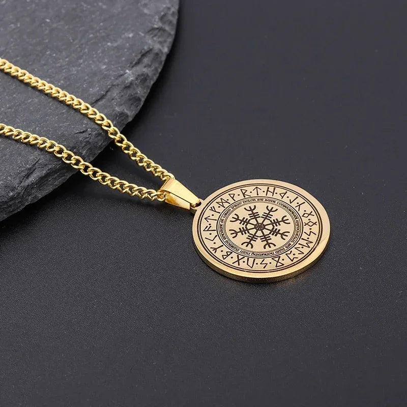 Hebrew Pentagram Star Pendant Necklace — Amulet