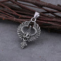 Mens Stainless Steel Animal Phoenix Totem Necklace Hip Hop Rock Biker Vintage Pendant Necklace Fashion Charm Jewelry