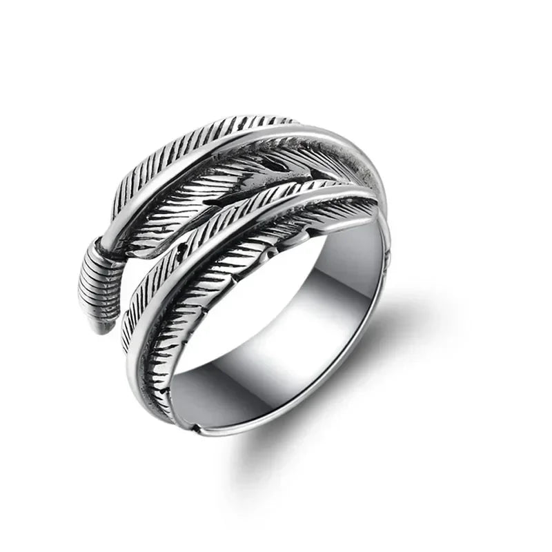 Retro Domineering Ethnic Style Fire-Breathing Dragon Ring Men\\\\\'s Charm Open Ring Punk Motorcycle Rider Jewelry Accessories
