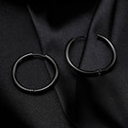 Minimal Hoop Earring — Stainless Steel
