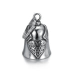 Norse Gods Odin Celtic Knot Motorcycle Bell Necklace Men's Punk Riding Rock Lucky Exorcism Amulet Jewelry