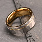 8MM Hammered tungsten carbide ring Men's wedding bands anillos bague homme pareja de compromiso fashion jewelry