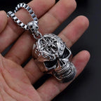 Evil Skull Choker Pendant Necklace — Gothic