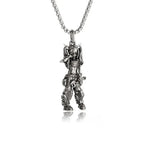 Cat Wings Animal Pendant Necklace — Silver
