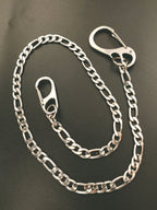 Figaro 3:1 Choker Necklace Jeans Chain 21 Inch — Stainless Steel