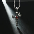 Cross Snake Steel Pendant European American Versatile