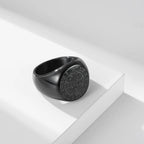 Vintage Christian St. Benedict Cspb Cross Ring For Men Punk Hip Hop Stainless Steel Jesus Ring Jewelry Creative Gift