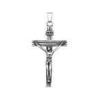 Vintage Jesus Cross Pendant — 316L Stainless Steel