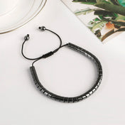 Hematite Arrow Elastic Bead Stainless Steel Bracelet