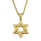 Star Two-Tone Pendant Jewish David Israel Hexagram