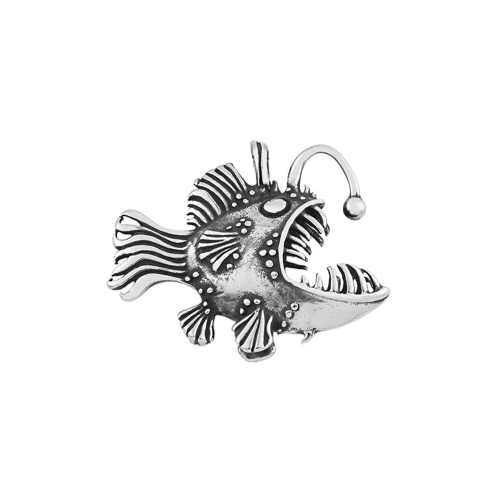 Lantern Fish Pendant — 316L Stainless Steel