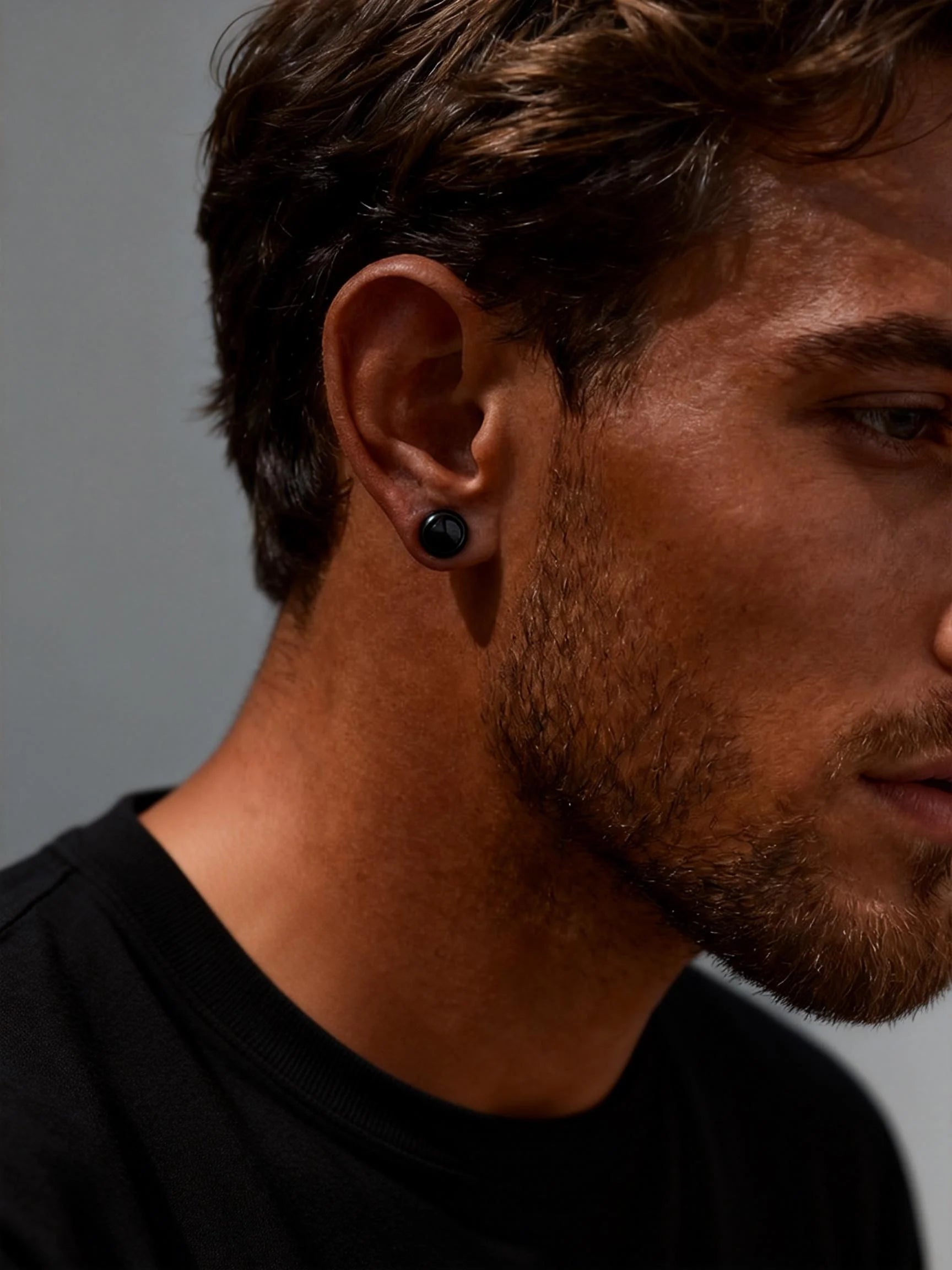 Iced Out Zircon Clip Earrings — Stainless