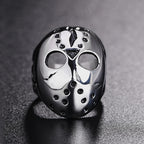 Jason Mask Ring — Stainless Steel