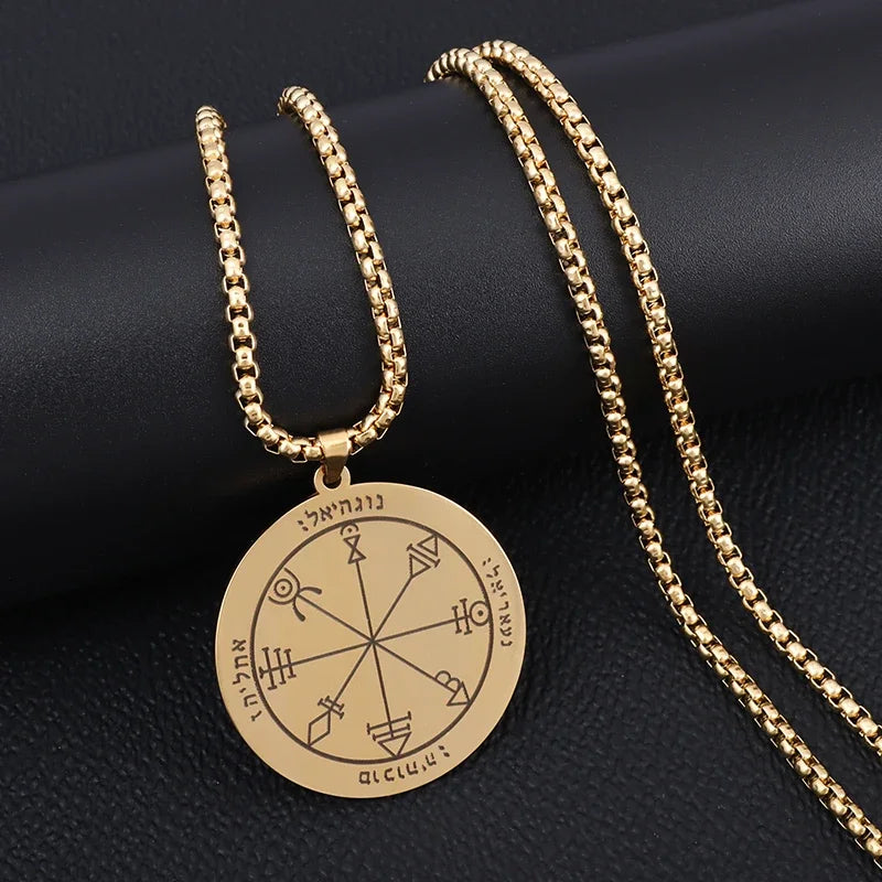 Witchcraft Pentagram Pendant Necklace — Stainless Steel