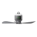 12000mAh Ceiling Fans Portable Camping Fan Tent Air Circulator Cooler Outdoor Rechargeable Electric Fan LED Light