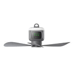 12000mAh Ceiling Fans Portable Camping Fan Tent Air Circulator Cooler Outdoor Rechargeable Electric Fan LED Light