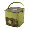 Portable Ice Maker with Handle & Storage Drawer Countertop Ice Cube Maker Compact Ice Maker Machine for Household &
