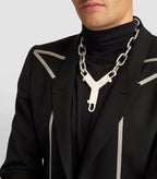 Punk Y-Shaped Statement Thick Chain Necklace for Men