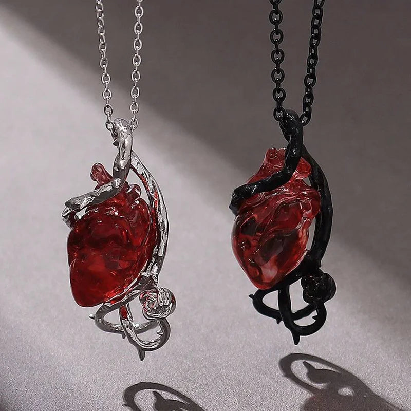 Iced Out Love Skeleton Pendant Necklace